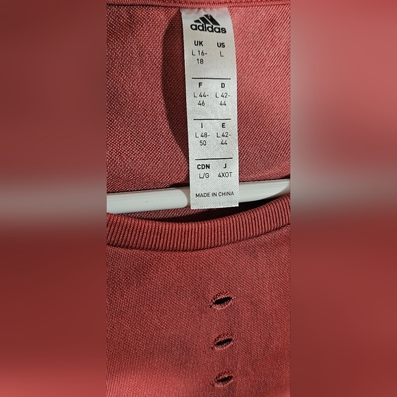 NWT ADIDAS Primeknit Primeblue Tennis Top Tee Wild Pink Sz L - Picture 5 of 6